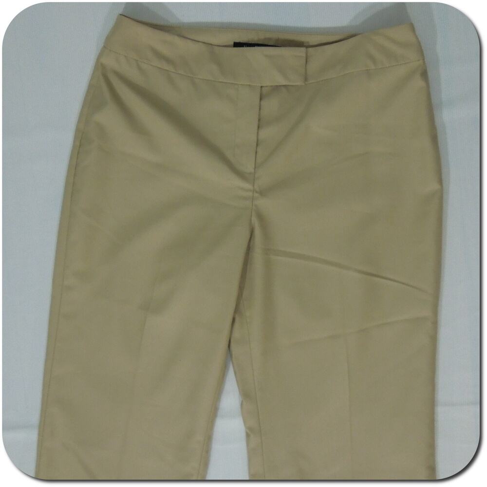 EVAN PICONE Pants size 10P Womens Petite Beige Wide Leg Lined